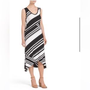 🔥🔥Cg Cable & Gauge V-Neck sleeveless long midi dr